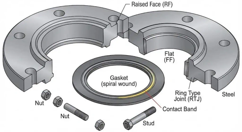 flange connection components